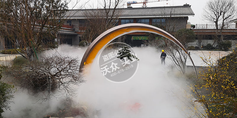 陜西漢中天漢長(cháng)街高壓霧森造景項目