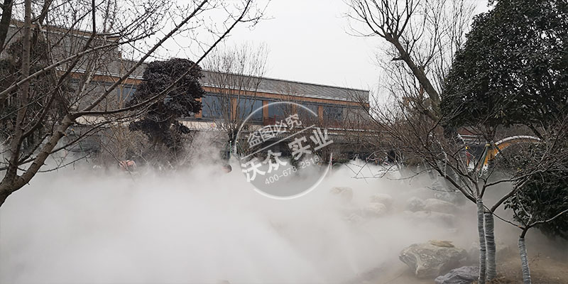 陜西漢中天漢長(cháng)街高壓霧森造景項目