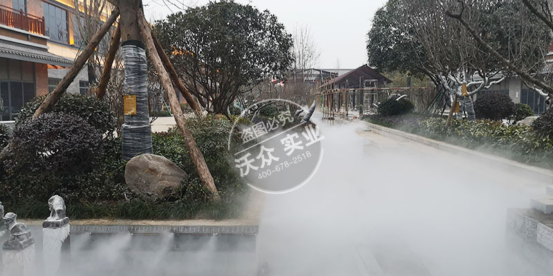 陜西漢中天漢長(cháng)街高壓霧森造景項目