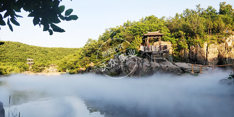 黑龍江鏡泊湖景區霧森造霧系統